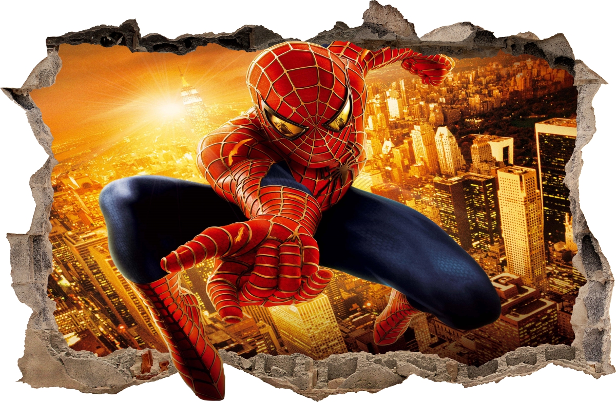 

Naklejki Na Ścianę Dziura Spiderman 64 70x46 cm