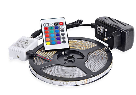 

Wodoodporna taśma Led Rgb SMD3528 5m + pilot