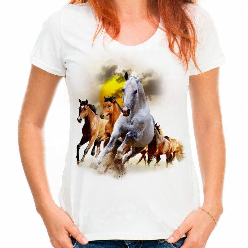 

Koszulka z koniem t-shirt na prezent koń -XL- Hq