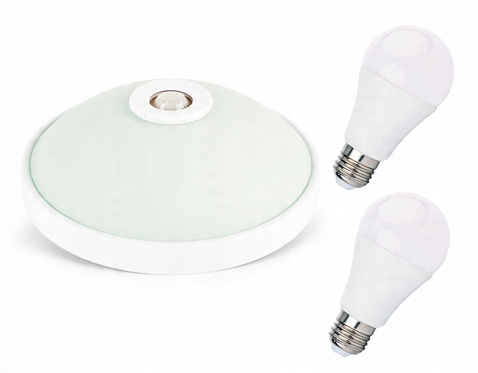 

Plafon z czujnikiem + żarówki Led 2x 10W zimne