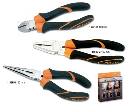 SET OF UNIVERSAL AND TN.CR PLIERS 3PCS