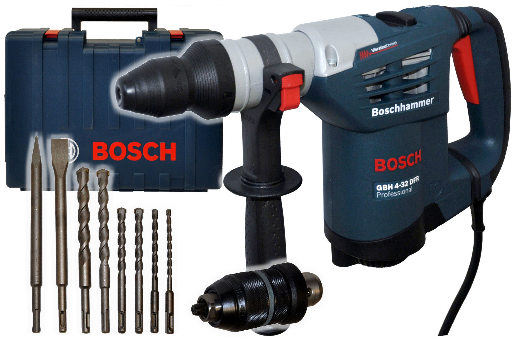 

Młot Gbh 4-32 Dfr Set Bosch + 6 Wierteł 2 Dłuta
