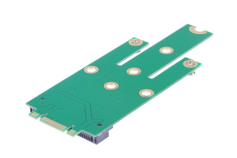 ADAPTER SSD mSATA mPCI-E SATA3 do NGFF M.2 B KEY Marka WulkanCenPL