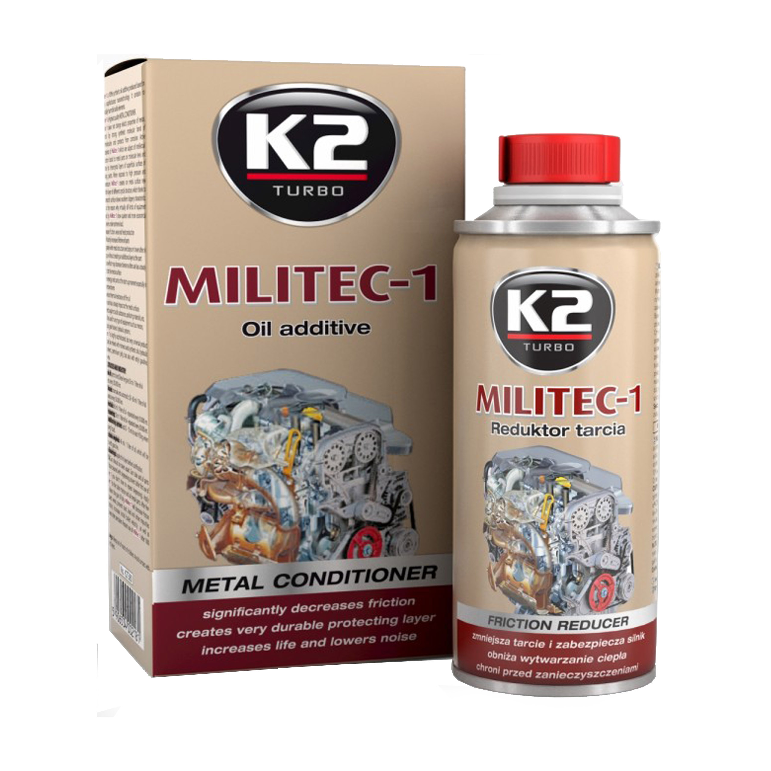 

K2 MILITEC-1 250ML Dodatek Do Oleju Uszlachetniacz