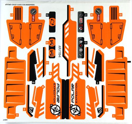 

Naklejki Arctic Truck Lego Technic #42038