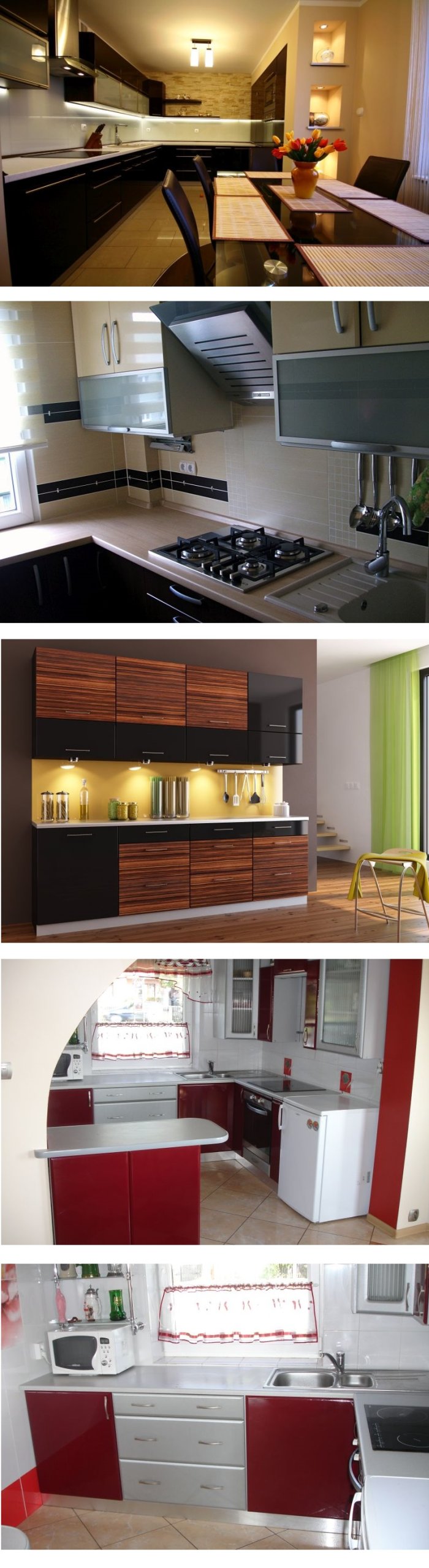 MEBLE KUCHENNE na wymiar PODLASKIE i POLSKA 248 Kolor mebla bordo