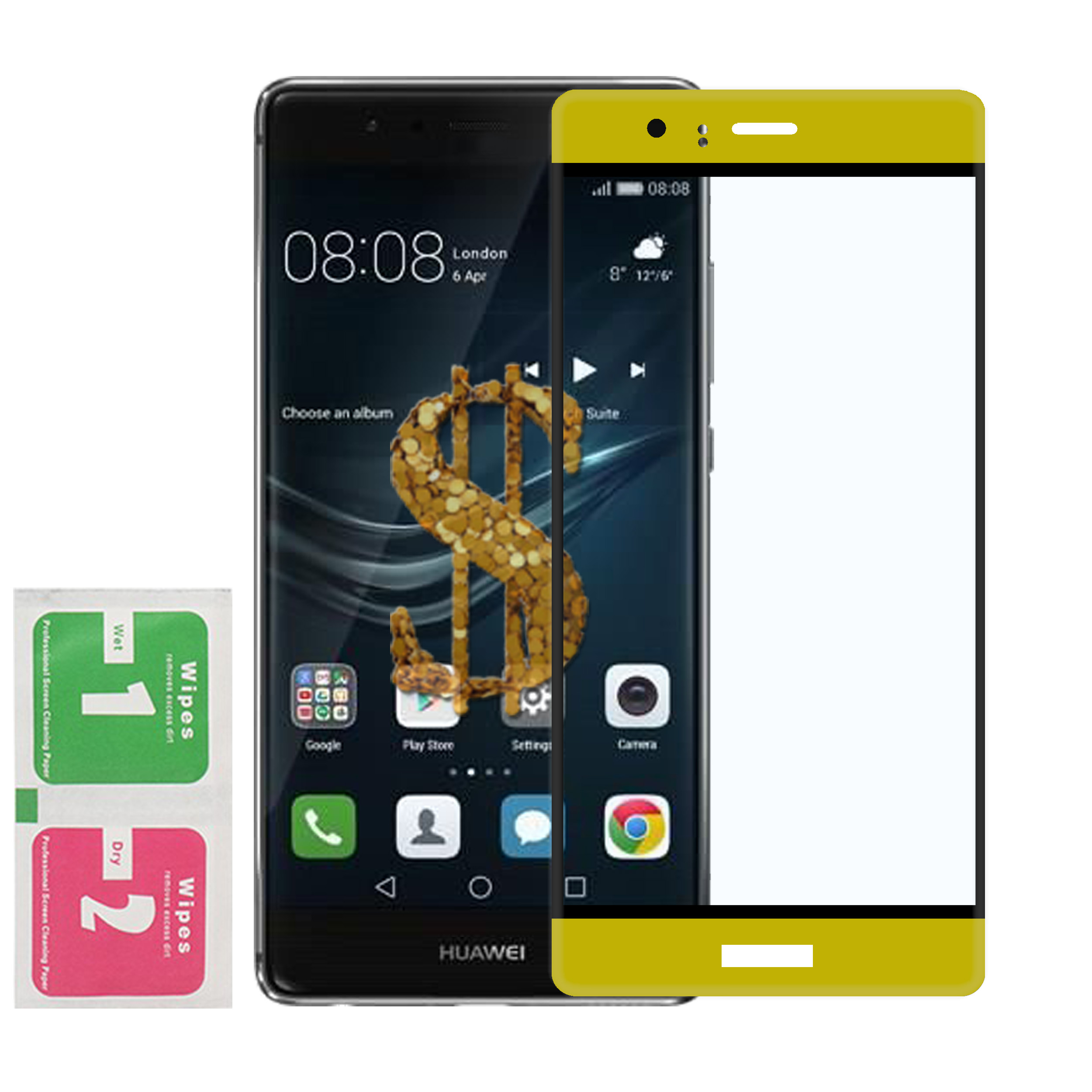 

Szkło Hartowane 3D Huawei P9 Cały Ekran Full