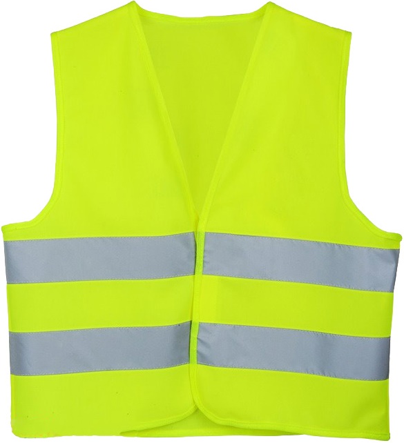 Kamizelka odblaskowa ostrzegawcza żółta dziecięca BHP 3XL DZIECI 10-12 LAT