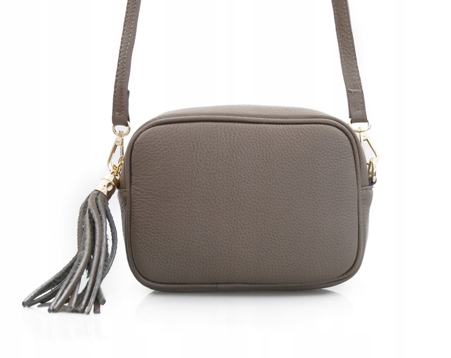 

Torebka Skórzana listonoszka V145 taupe