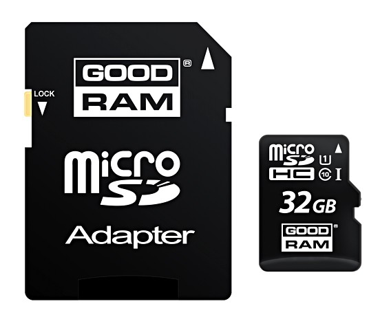

Karta pam MicroSD 32GB Goodram adapter Class 10