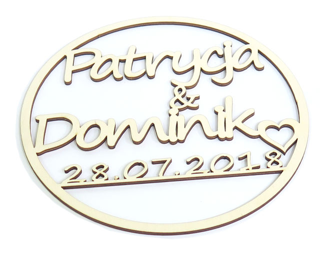 KOŁO DO ŁAPACZA SNÓW 30cm Z IMIONAMI i DATĄ VO84 Bohater inny