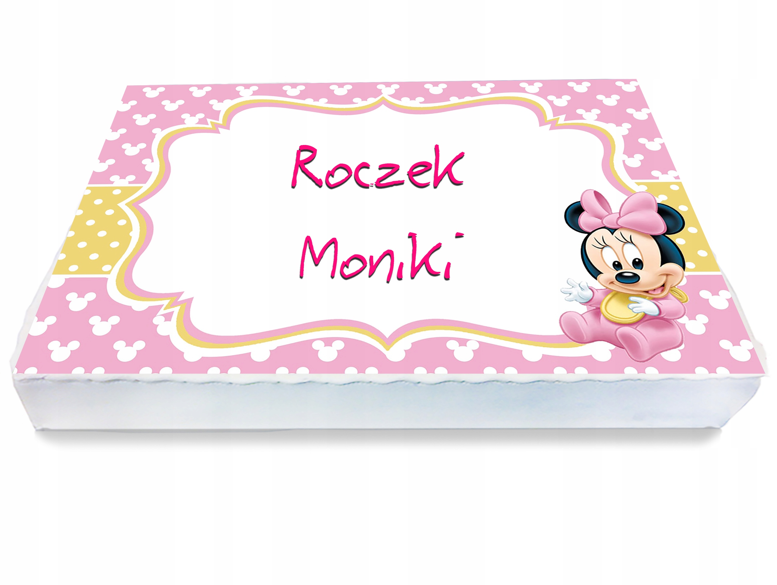 OPŁATEK NA TORT A4 ROCZEK PIERWSZE MYSZKA MICKEY 7 Kod producenta op735