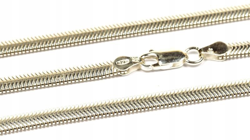 

Snake Płaski Srebrny PR.925 - GR.4,3MM - 55CM