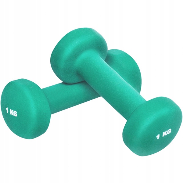 

Zestaw 2x 1 kg hantle hantelki ciężarki fitness