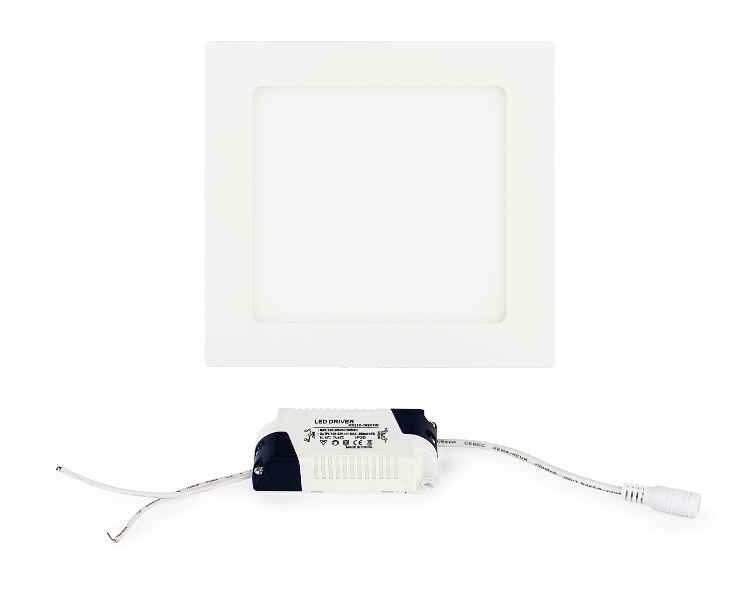

Panel Led Kwadrat Wpuszczany 18W plafon 3-barwy