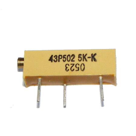 

Potencjometr wielobrotowy 43P (3006P) 5Kohm Vishay