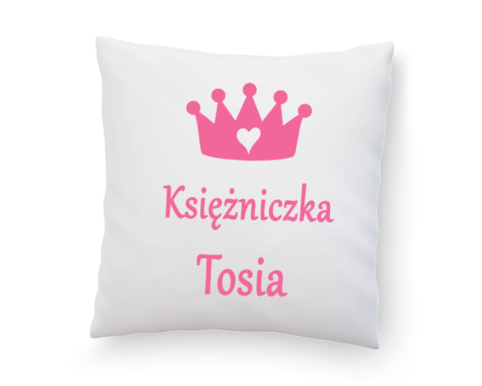 

Poduszka Dla Dziewczynki Księżniczka + Imię Wzory