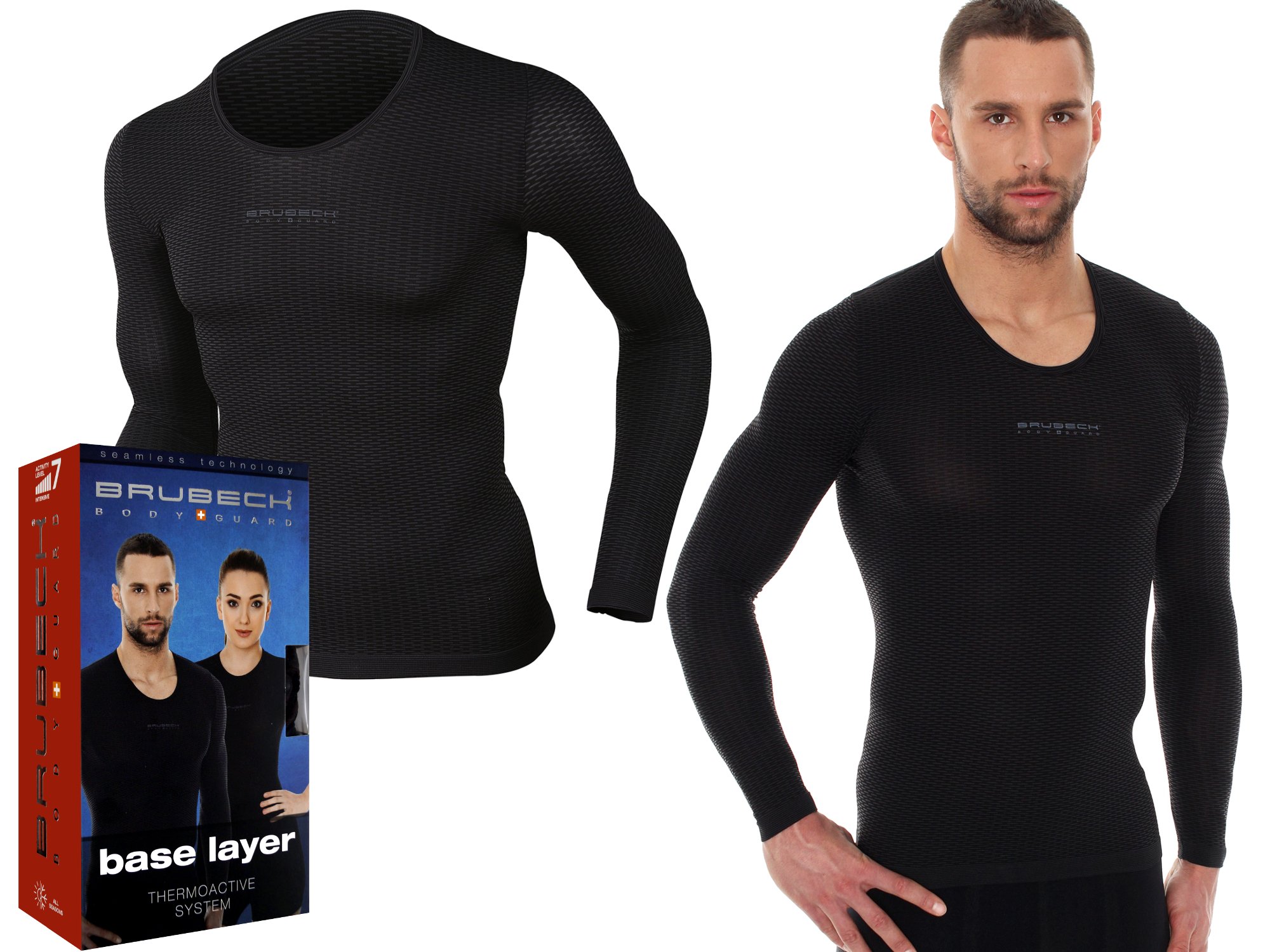 

Koszulka długi ręk. Brubeck LS10850 Base Layer M