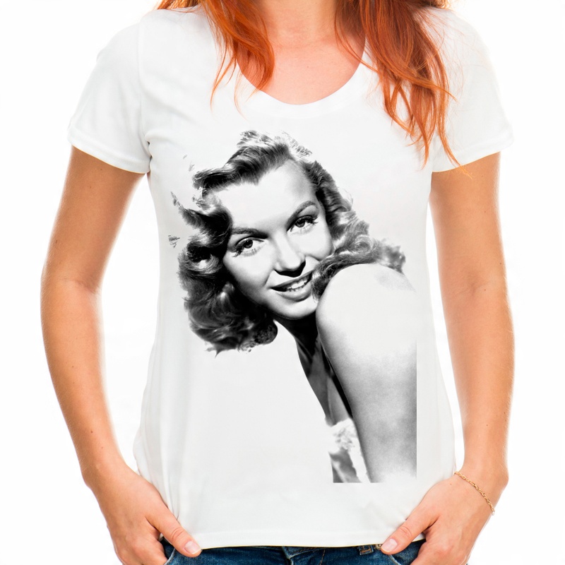 

Koszulka z Marilyn Monroe bluzka t-shirt Merlin -M