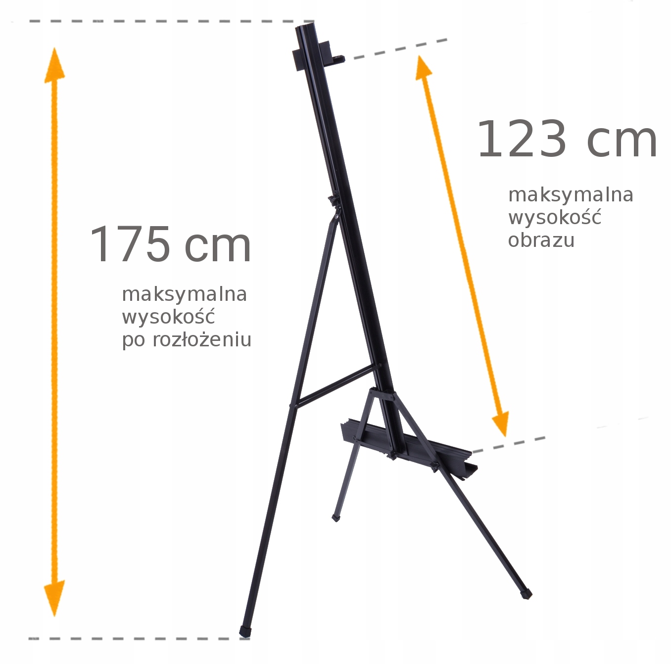 Sztaluga stabilna tablica 123cm regulacja WYSOKA Marka inny
