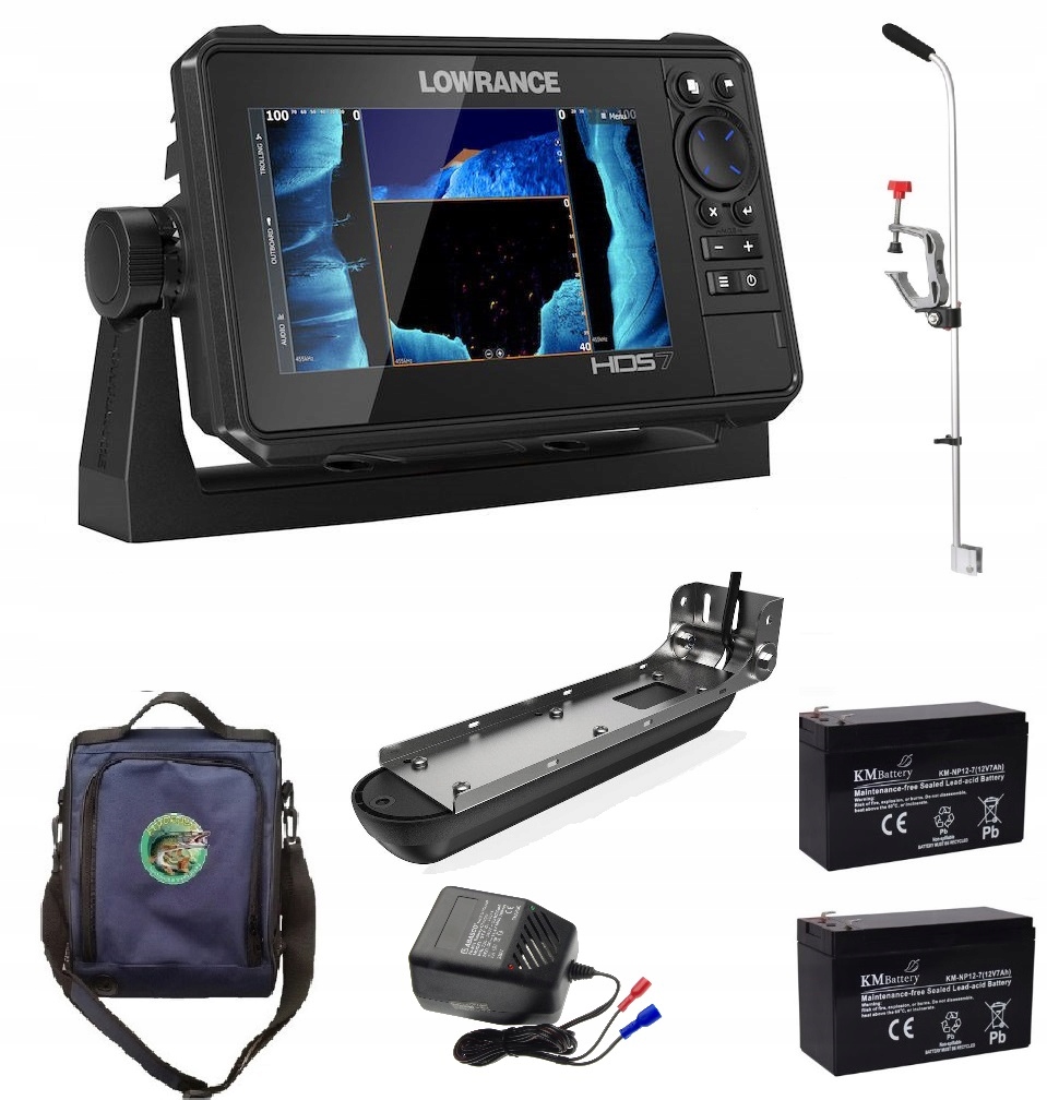 Комплект эхолота Lowrance HDS 7 LIVE 3in1 с GPS-эхолотом