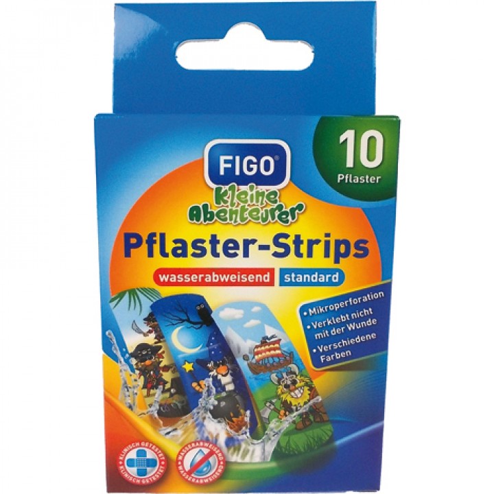 

Plastry opatrunkowe dla dzieci Figo 10szt Germany