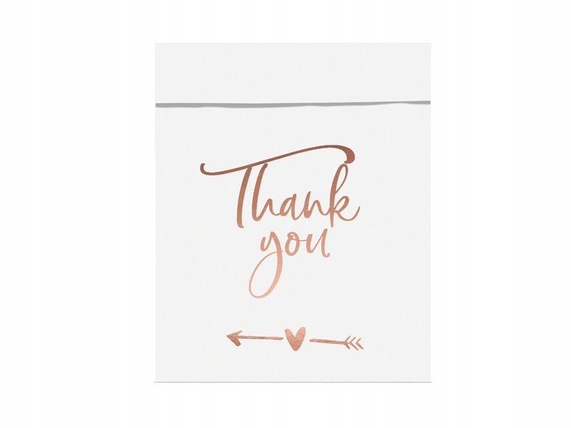

Torebeczki na podziękowania Thank You - 6szt TNSP7