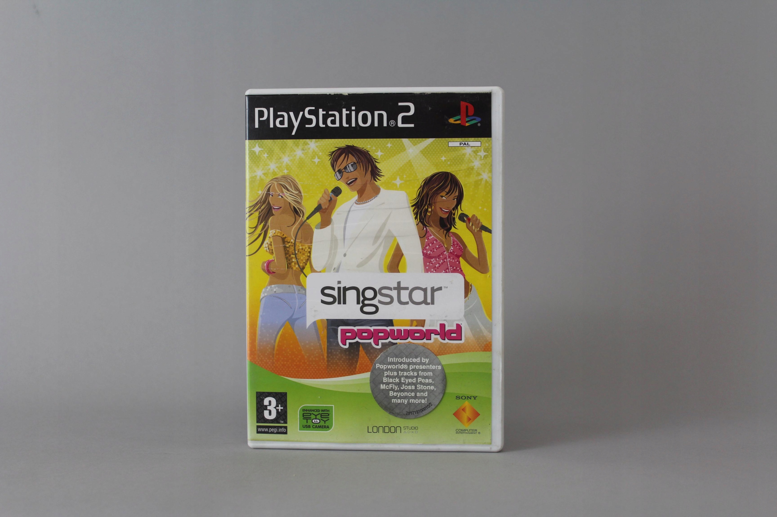 SINGSTAR POPWORLD PS2 Platforma PlayStation 2 (PS2)