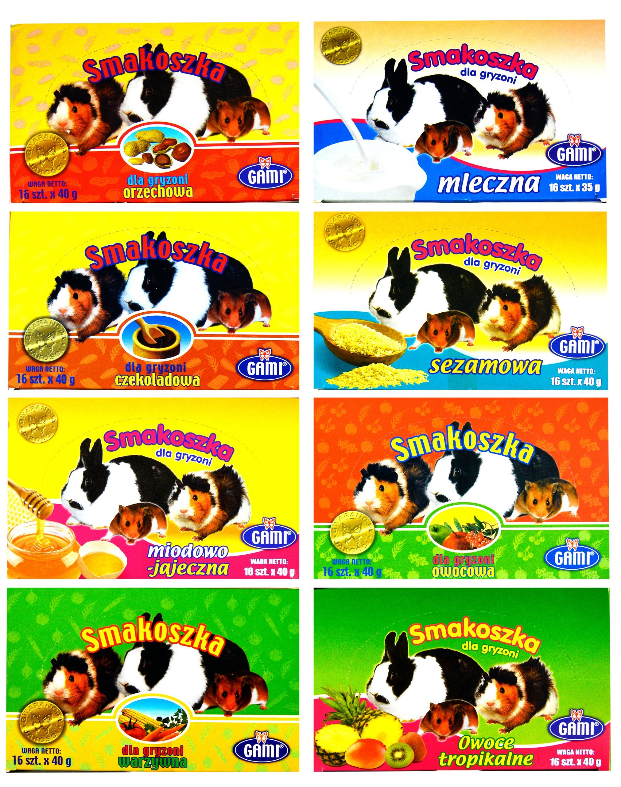 SMAKOSZKA ZIARNO KARMA POKARM DLA GRYZONI CHOMIKA Rodzaj karmy karma