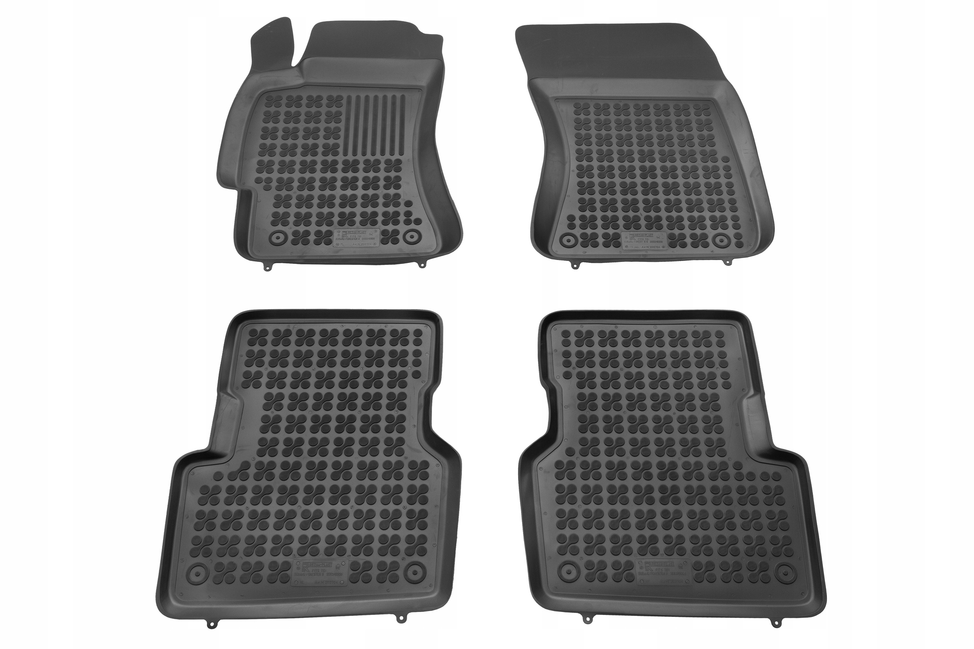 

Dywaniki gumowe Subaru Forester II 2003-2008 Rezaw