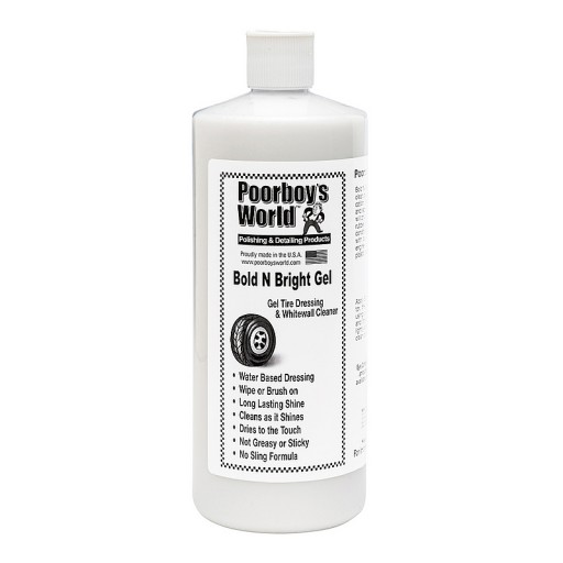 Poorboy World Bold N Bright GEL for semi-matt tires