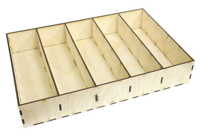 

Dekor Pudełko z 5 Przegrodami 31.8x21.2x5.5cm RZ78
