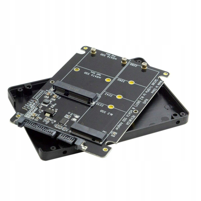 

Adapter SATA3 M.2 Ngff mSATA Ssd Dual Obudowa