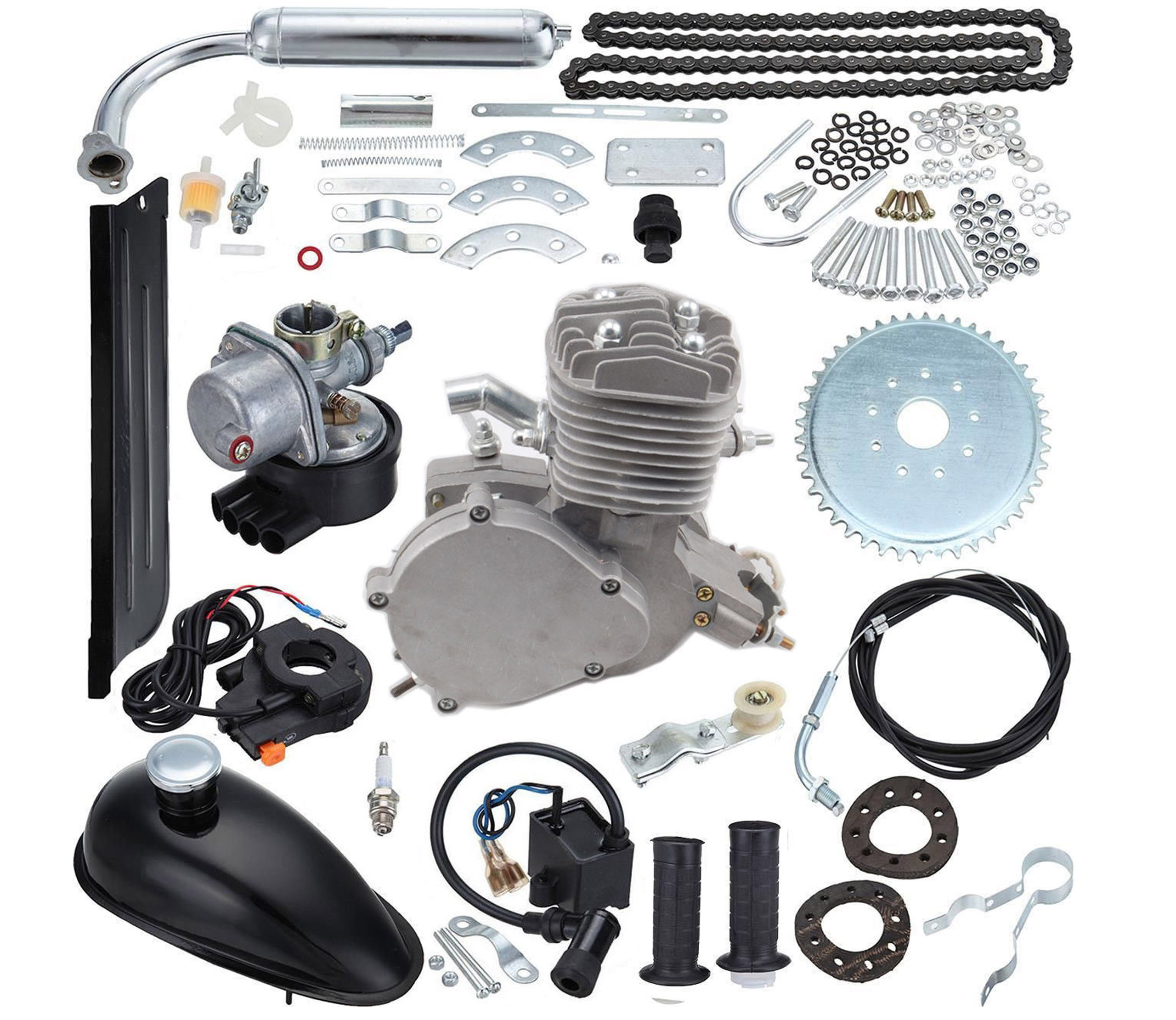 4367587698 - Двигун внутрішнього згоряння велосипеда 50 см 40 2T карбюратор глушник