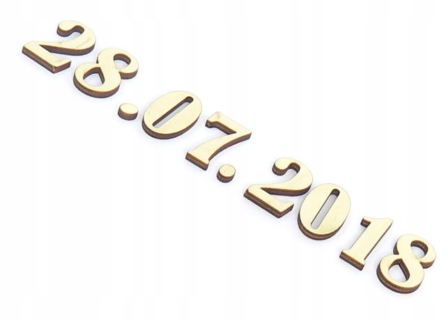 

Data Ozdoba Decoupage Wysokość 4cm Ślub Wesele EV9
