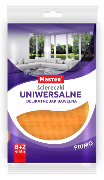 

Master Ściereczki Uniwersalne 8+2 Szt. Gratis