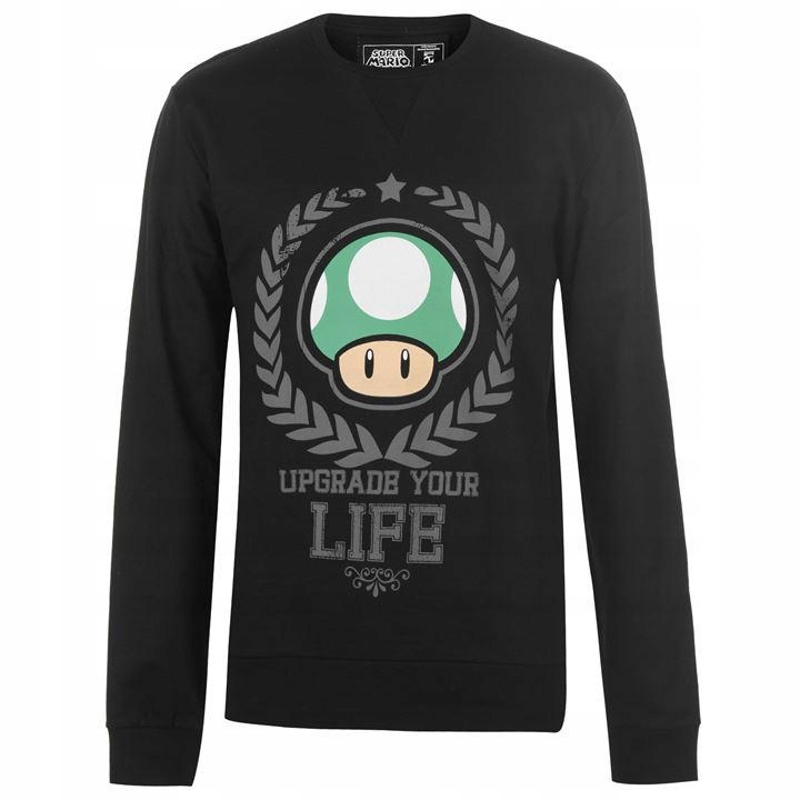 

Q900 Nowa Męska Bawełniana Bluza Super Mario L