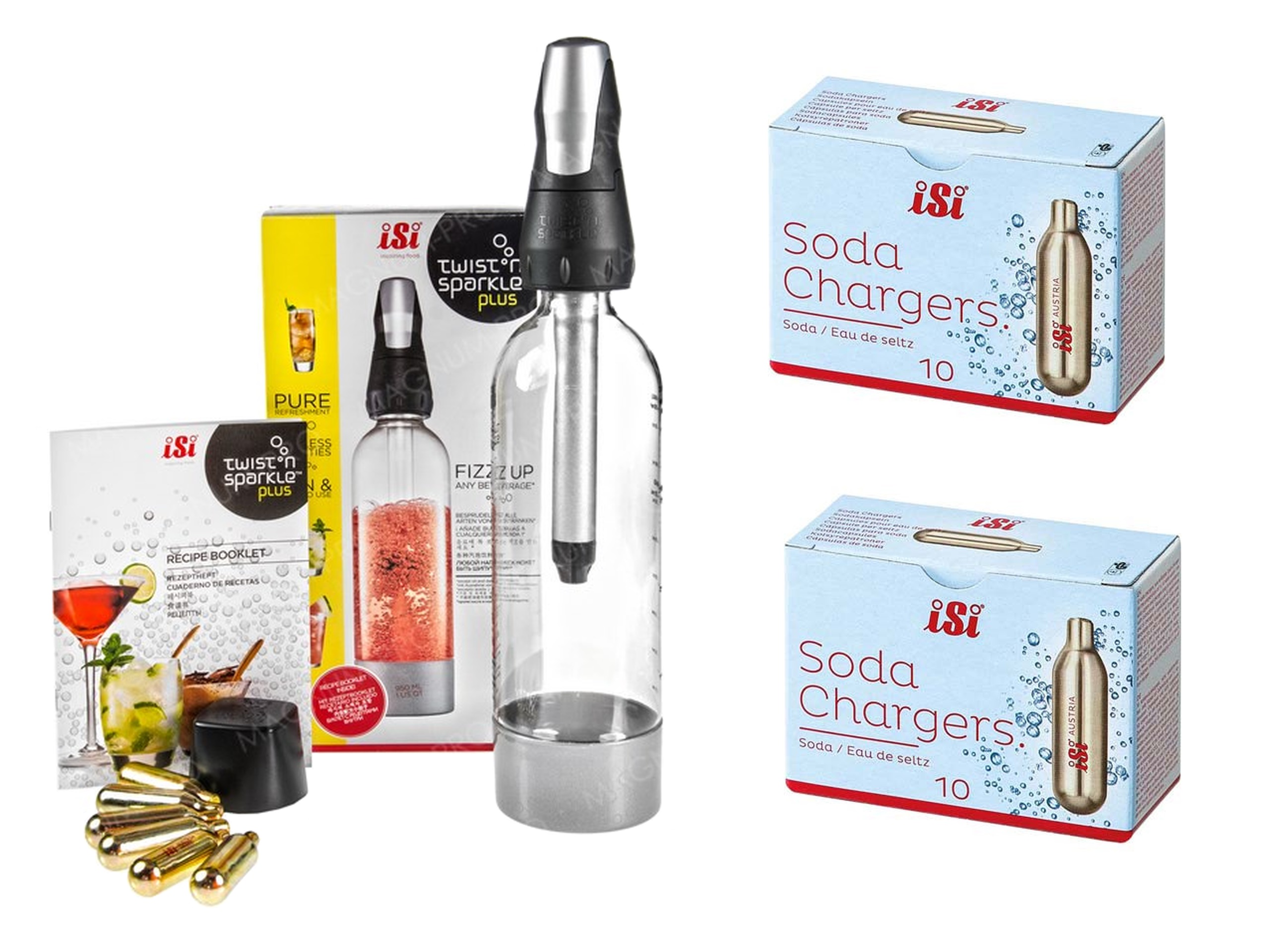 

Syfon Butelka 0,95L Woda Gazowana Sparkle Naboje