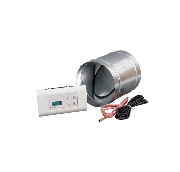 Regulátor krbu s škrticí klapkou fi 100 Msk Plus