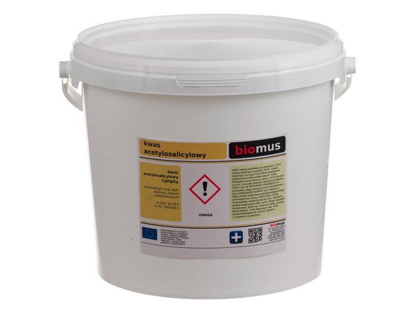 

Kwas Acetylosalicylowy czysty 99,5% 3kg Biomus