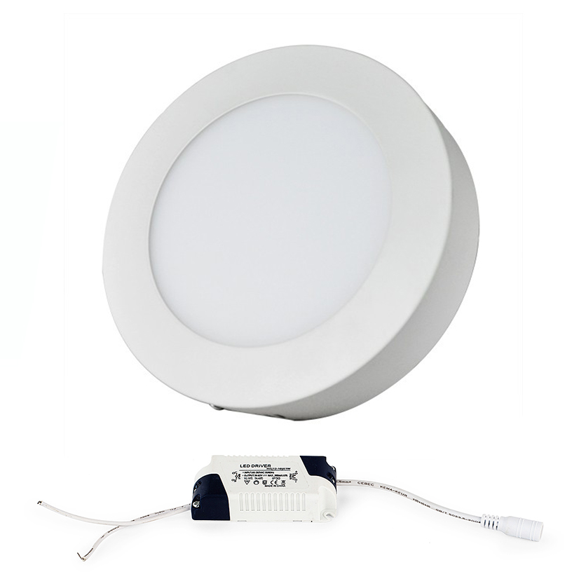 

Panel Led Okrągły Natynkowy 12W plafon 3-barwy