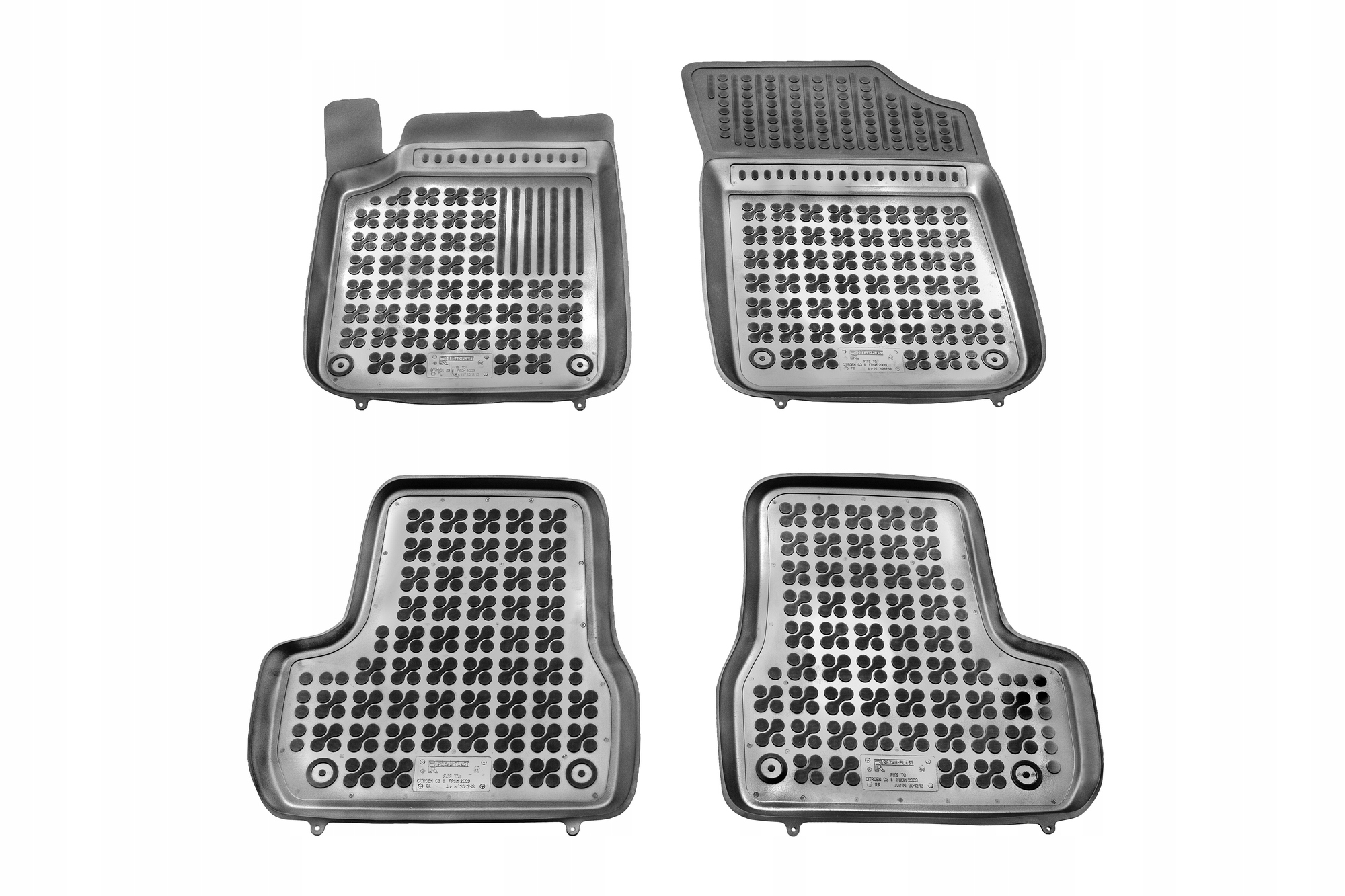 

Dywaniki gumowe Citroen C3 II 2009-2016 Rezaw