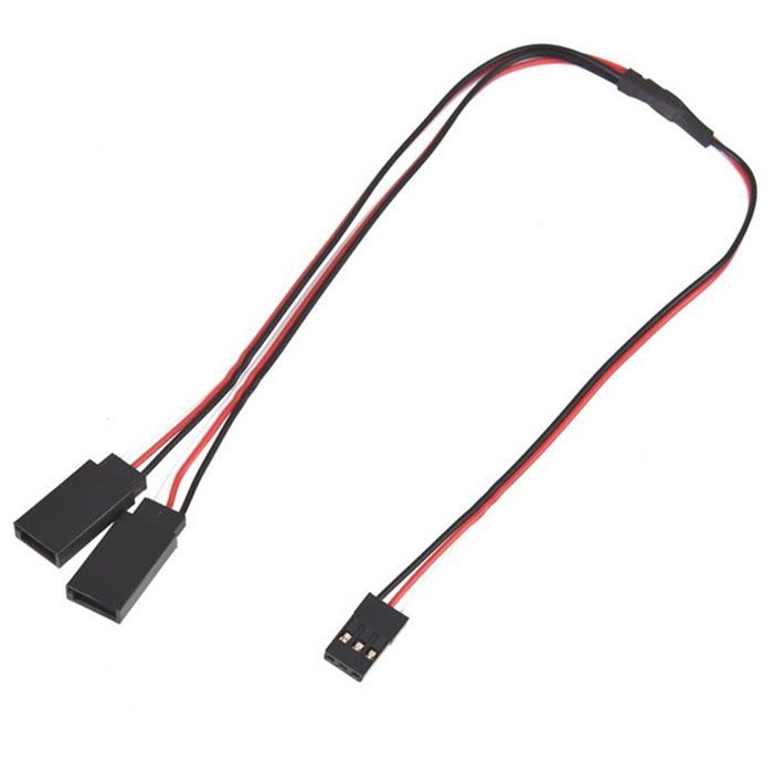 

Przedłużacz na dwa serwa "y" 300mm Servo