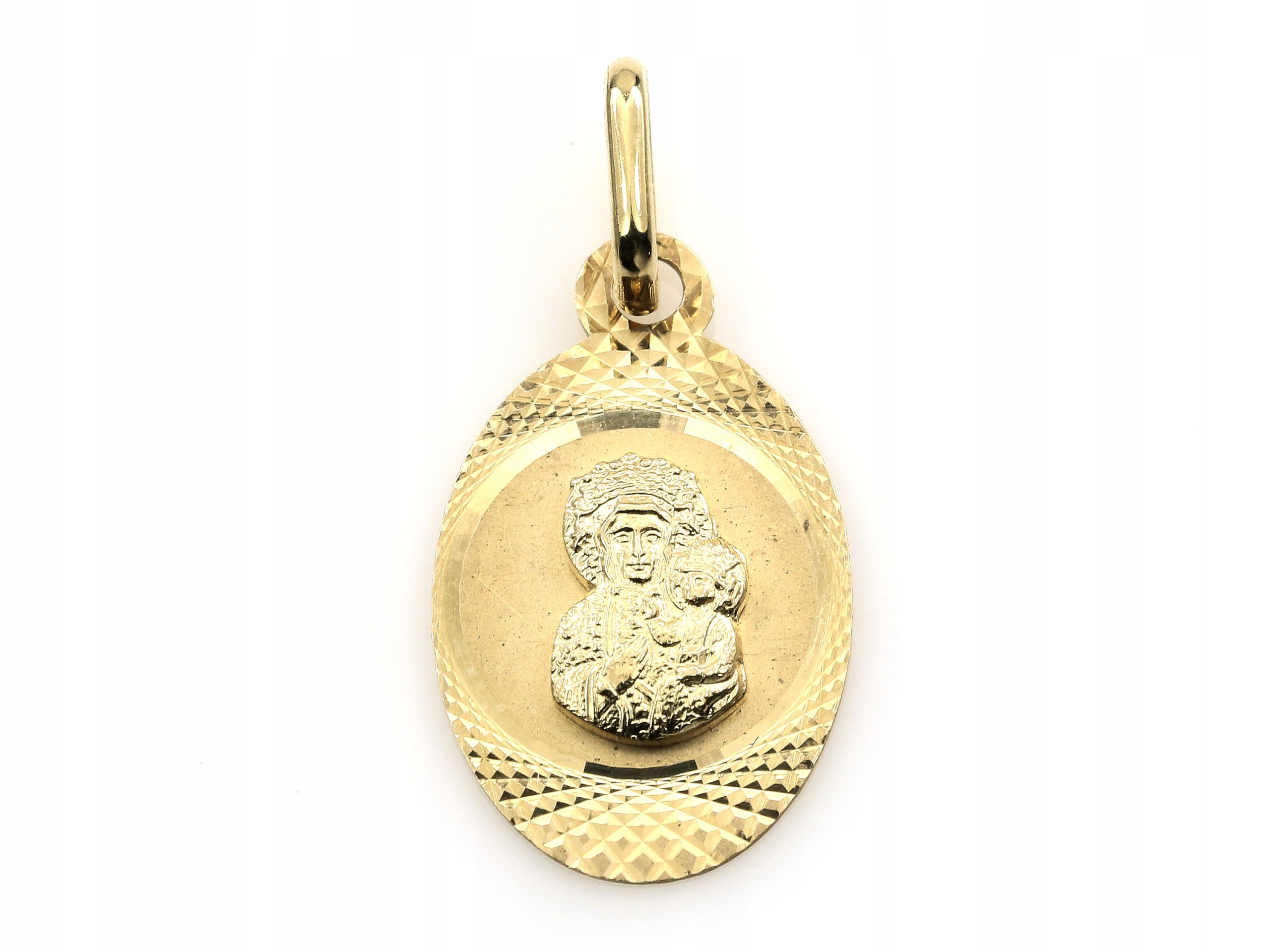 Złoty Medalik Diamentowany pr.585 mz117