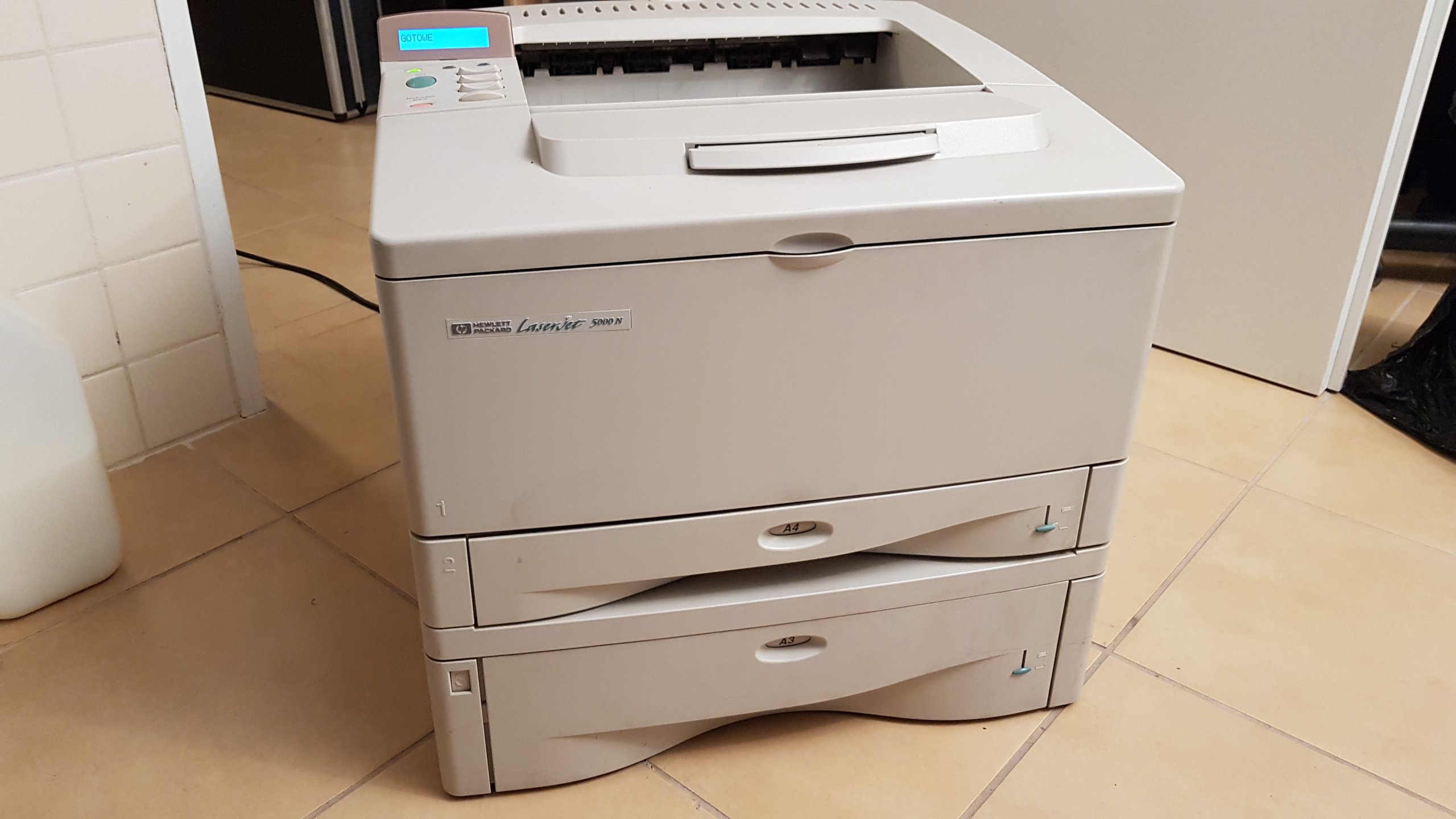 Hp laserjet 5000n настройка сети