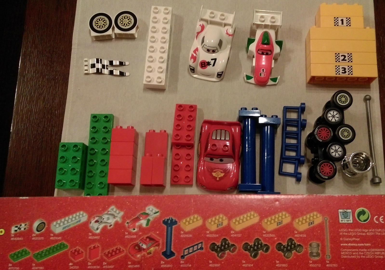 Lego Duplo 5839 Grand Prix Cars Auta - kompletny - 7073361432 ...