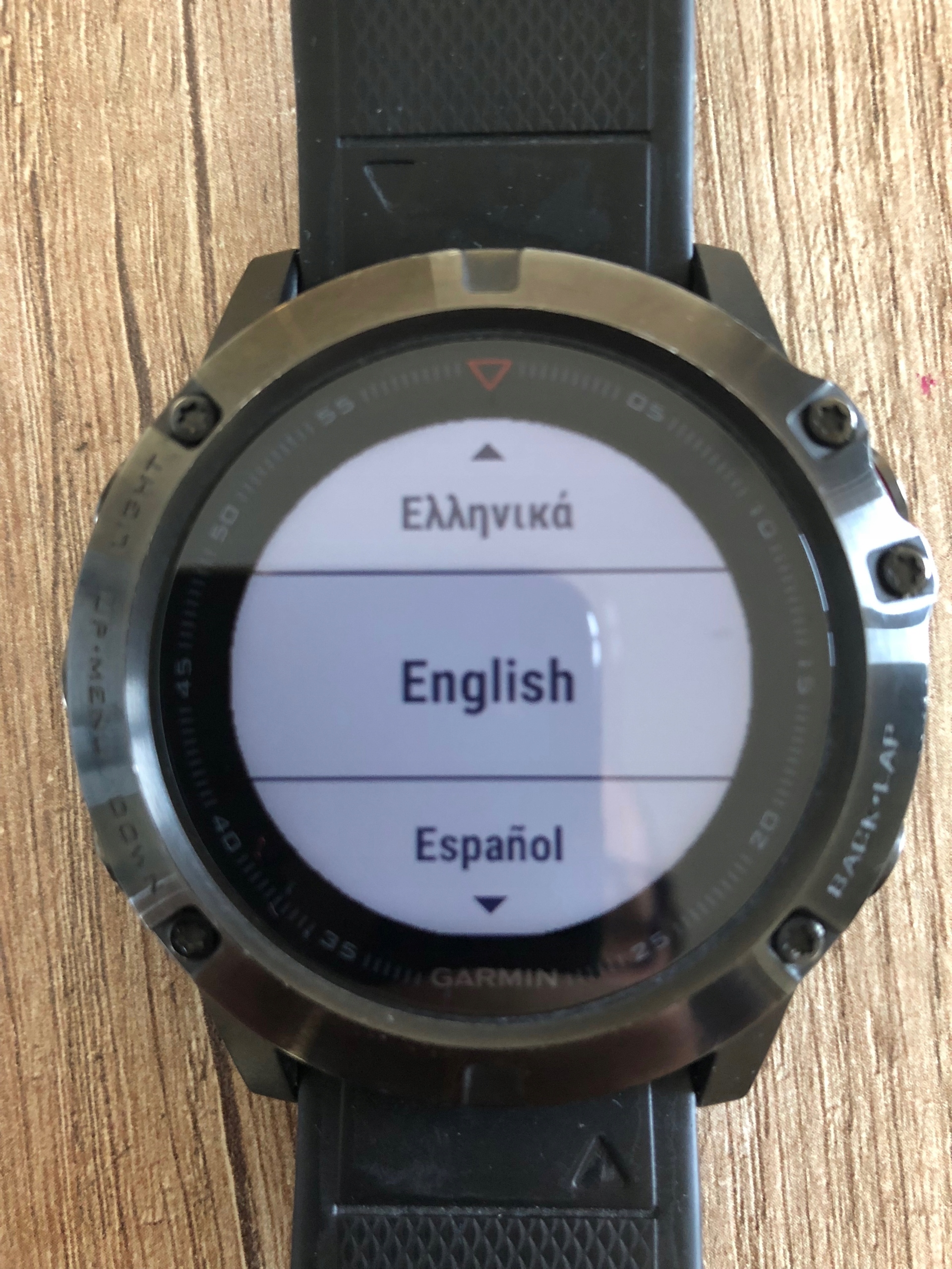 garmin fenix 5x topo