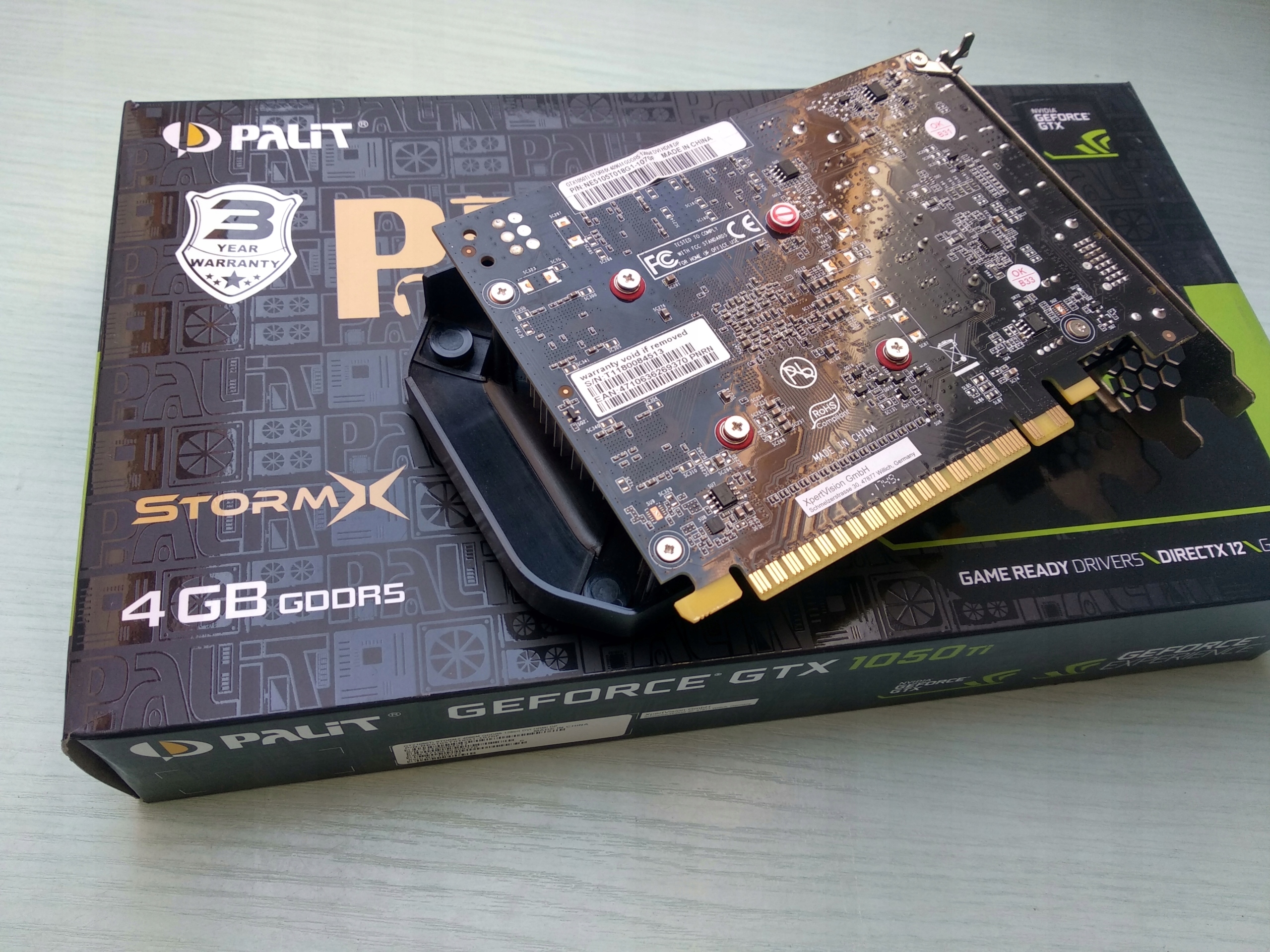 Palit geforce 1050 ti stormx какой блок питания