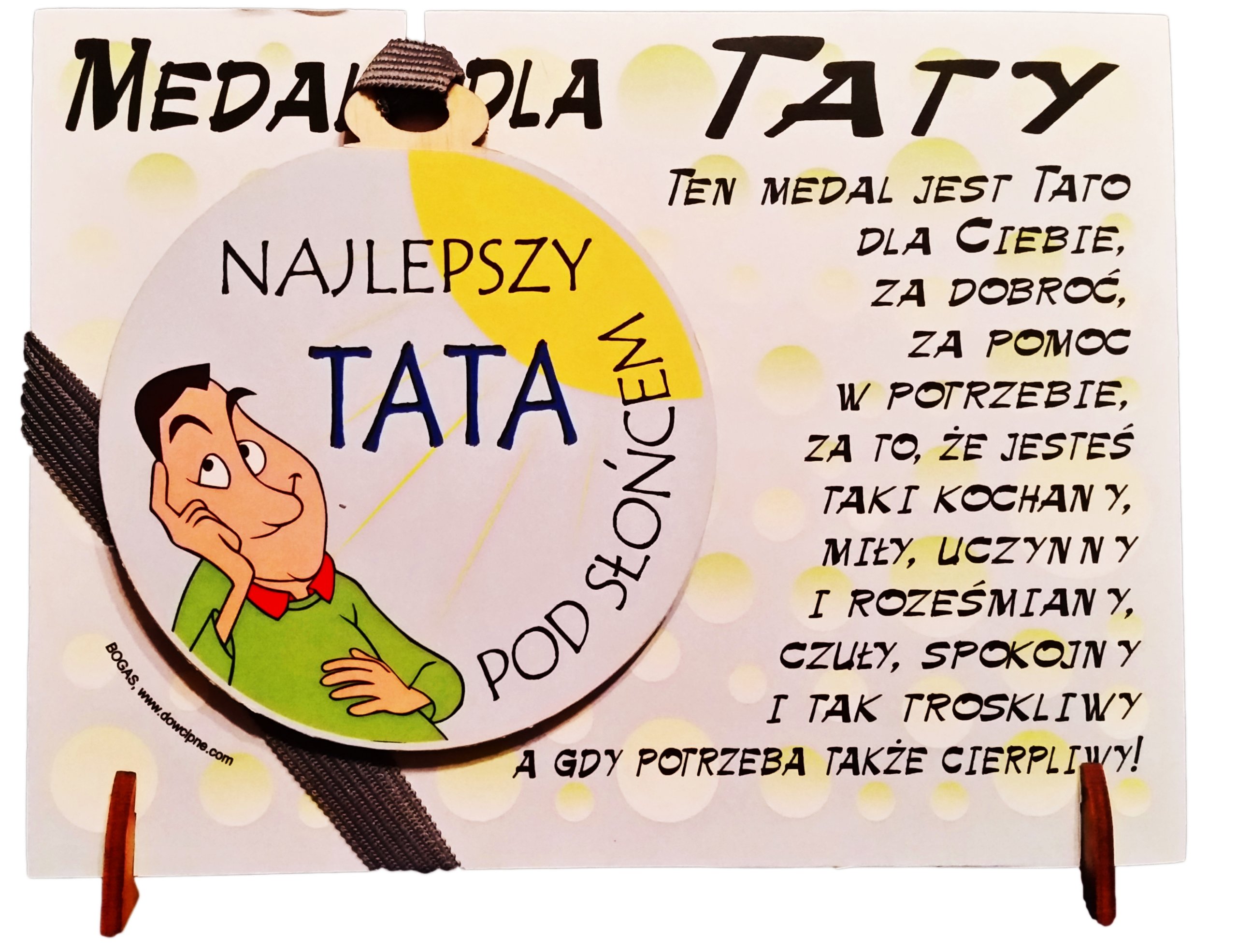 Medal, Piękne ŻYCZENIA dla TATY na Dzień OJCA ...