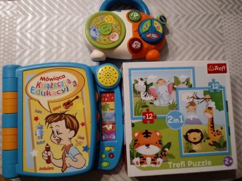 Zabawki Interaktywne Vtech Simki Puzzle Trefl